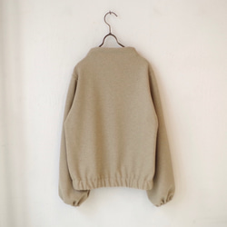 ◆SOLD OUT◆ ミニブークレビルドネックパフスリーブプルオーバー（beige） 7枚目の画像