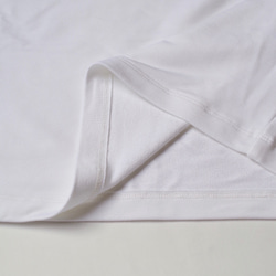 ◆售完◆人造絲天竺船領套衫“白色” 第4張的照片