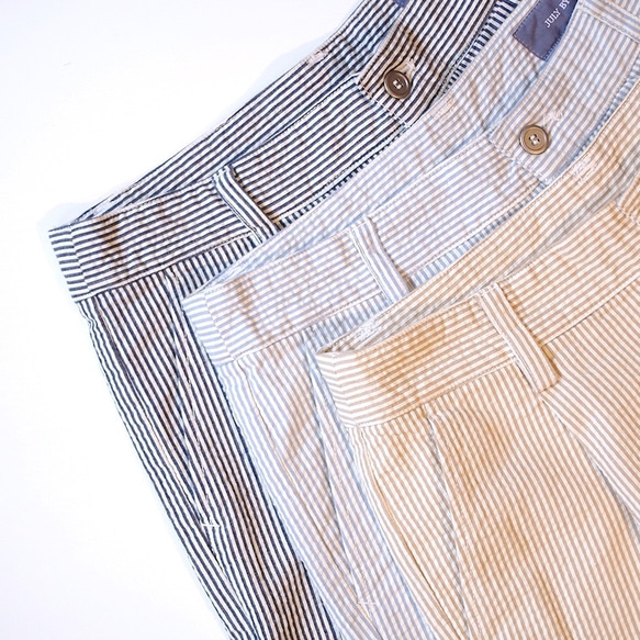 ★銷售50％折扣★新鮮的繩子短褲“冰藍色” 第7張的照片