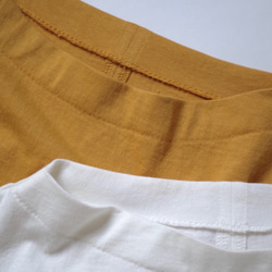 ◆售完◆簡約法式袖T卹“橙色” 第5張的照片