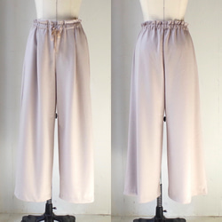 ◆SOLD OUT◆　圧縮ウールワイドパンツ（ash pink beige） 8枚目の画像