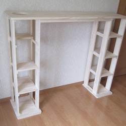 キャットタワー　木製　にゃんこランド　タイプF 2枚目の画像