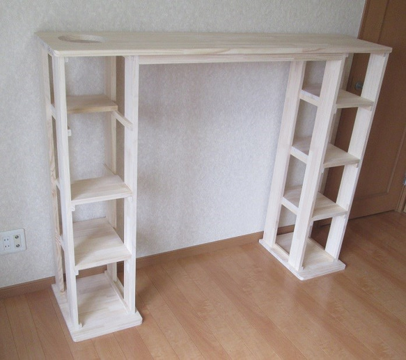 キャットタワー　木製　にゃんこランド　タイプF 2枚目の画像