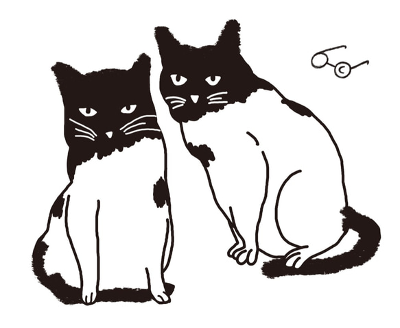 囡囡的畫畫 | 我與我的貓夥伴 | 帆布直式袋 第2張的照片