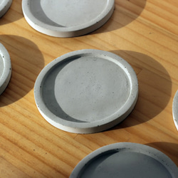 小圓盤 | 圓形水泥置物盤 接水盤 燭台 名片盤 杯墊 第4張的照片