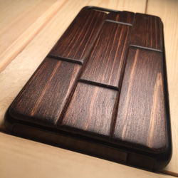 [再次上架] 7 / 7Plus的iphone情況古董木（天然木材） 第3張的照片