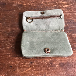 In Between Lab Coin Purse / Card Holder Green / Brown / Net 2枚目の画像