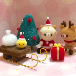 【受注製作】Xmasイブの夜、トナカイくん1番最初にプレゼントをもらいました！ 5枚目の画像