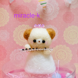 ✿羊毛フェルト✿くまさんとうさぎさんのHappy Wedding♡✿ハート✿ ❅ 𓈒◌°.。゜.❅𓈒◌。・。❅𓈒◌。。❅𓈒◌°. 冬うさぎさん🐰 冬くま