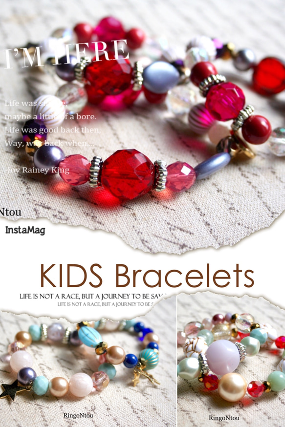 KIDS Necklace (cassis) 5枚目の画像