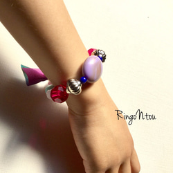 KIDS Bracelet Rosso (small) 4枚目の画像