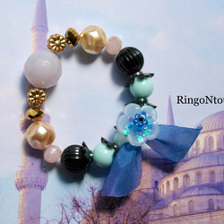 KIDS Bracelet <Blu> (small) 3枚目の画像