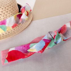 Watercolor Bloom Simple Headband 5枚目の画像