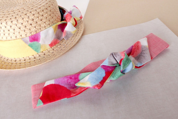 Watercolor Bloom Simple Headband 5枚目の画像