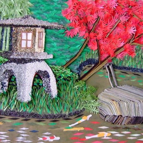 八芳園庭園 紙による作品 その他アート eternidad 通販｜Creema 