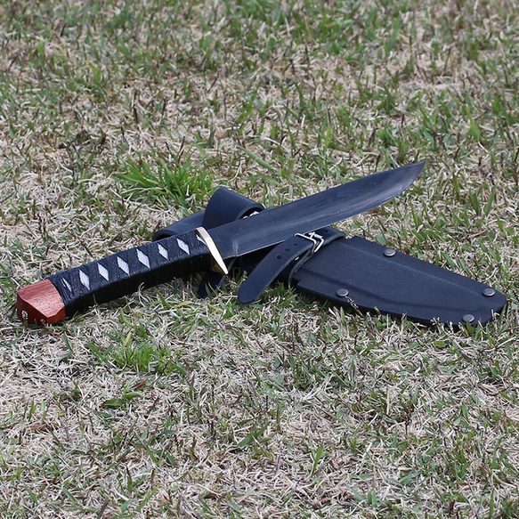 サバイバルマスター2 レッドオルカ 剣鉈 190mm 甲伏せ作り 秋友 サバイバルマスター2 レッドオルカ 剣鉈 190mm 甲伏せ作り 秋友