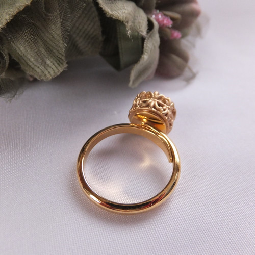 Ring - Singolo with Large Aurore Boreale Swarovski Crystal