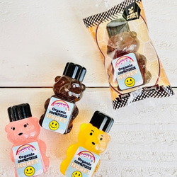 Honey Bear　Bottle & Wood spoon Bag's charm(Yellow) 3枚目の画像