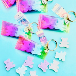 Triple Bear's Tablet Candy Rainbow color packaged charm 2枚目の画像