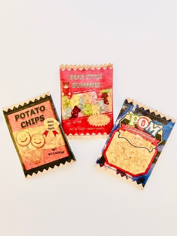 POM's CAFE original Package Earphone case（Potato chips) 2枚目の画像