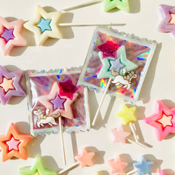 Candy shop Lollypop star charm 5枚目の画像