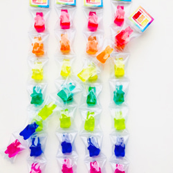 Rainbow coloful Beary sweets 連結クマグミ　パッケージチャーム 3枚目の画像
