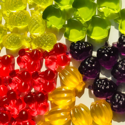 Fruits gummy candy 連結フルーツグミ　パッケージチャーム 4枚目の画像