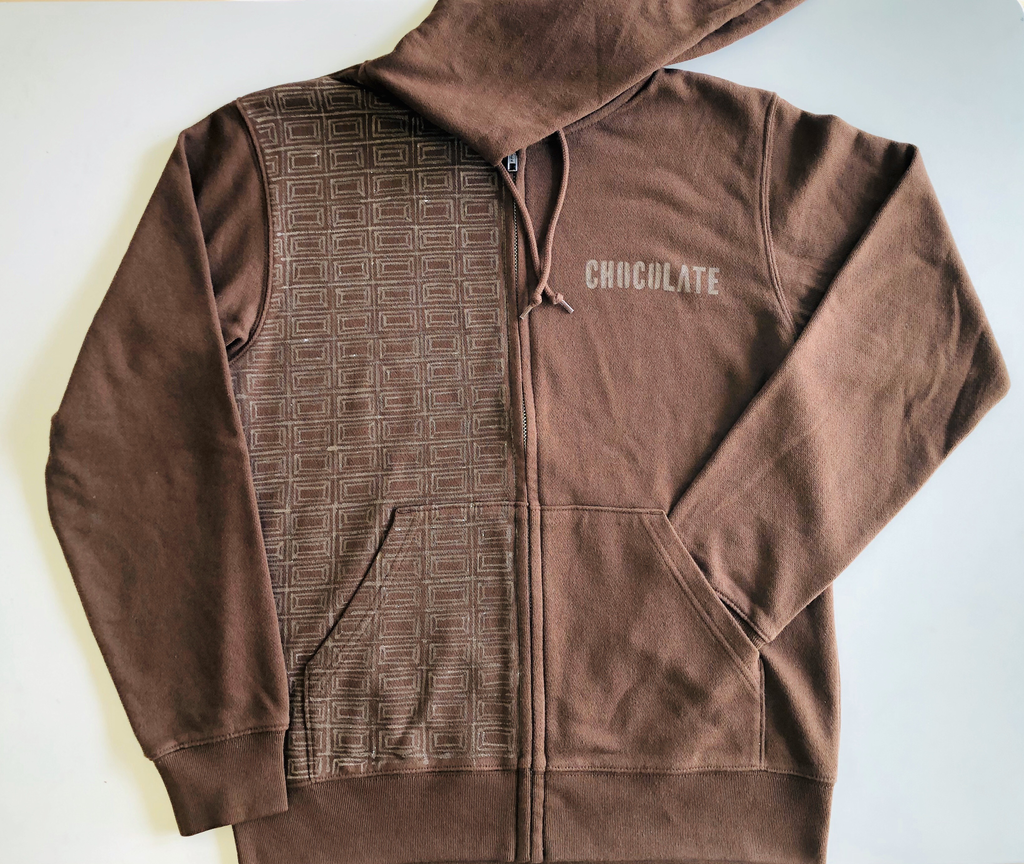 《New！》板チョコジップパーカー　L