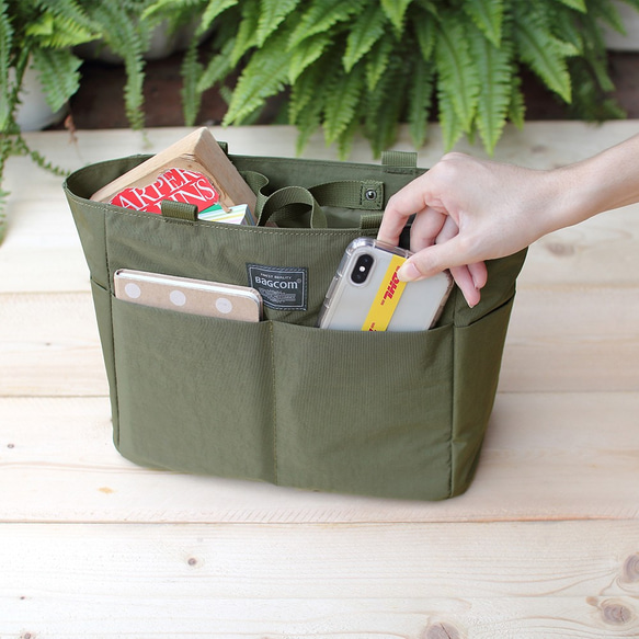 Inside Bag Organizer_army green★23351 ポーチ 通販｜Creema(クリーマ)
