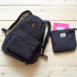 Mildred Backpack(A4 OK)- Black ★416-00 2枚目の画像