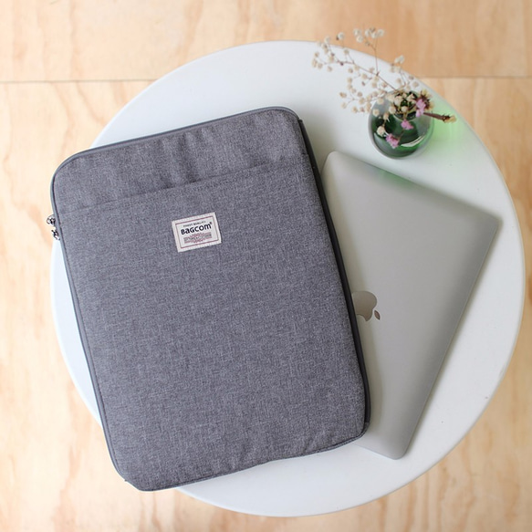 All purpose pockets bag(14'' Laptop OK)-Grey★100443-06 1枚目の画像