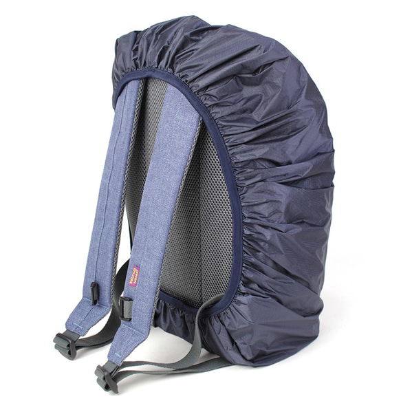 BAGCOM･ 通用型背包防水雨罩-深藍 ★108009-30 第3張的照片