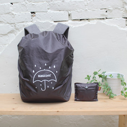 BAGCOM･ 通用型背包防水雨罩-深灰 ★108009-02 第1張的照片
