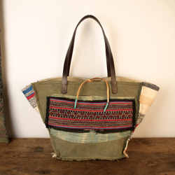 倫理BAG、部族退廃バッグ、手作りバッグ、手作りモン族、 2枚目の画像
