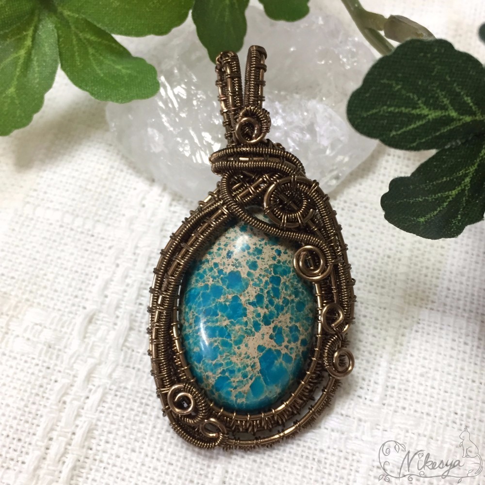 【ワイヤーアクセサリー】ヴァラサイト varasite のアーモンドアイペンダントトップ【送料無料】