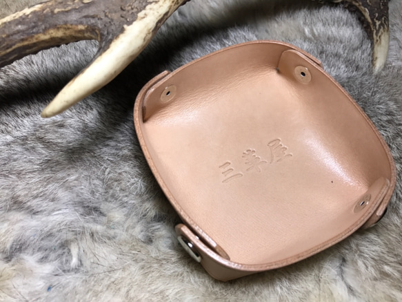 leather tray 2枚目の画像