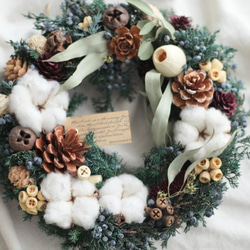 【Creema限定】Christmas wreath〜natural❇︎Mサイズ 2枚目の画像