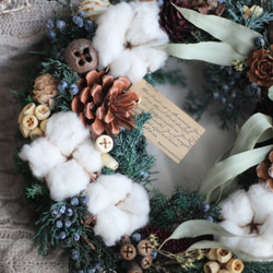 【Creema限定】Christmas wreath〜natural❇︎Mサイズ 3枚目の画像