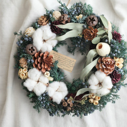 【Creema限定】Christmas wreath〜natural❇︎Mサイズ 4枚目の画像