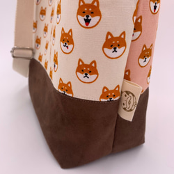 ダックフォートショップ_三用バッグ（ハンド、ショルダー、クロスバック）Shiba Inu_Handbags_布製 2枚目の画像