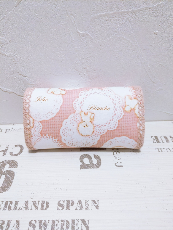 送料無料♡ビションフリーゼのミニ財布(ピンク) 4枚目の画像
