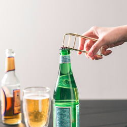 ハウスボトルオープナー - ローズゴールド（ステンレス） 2枚目の画像