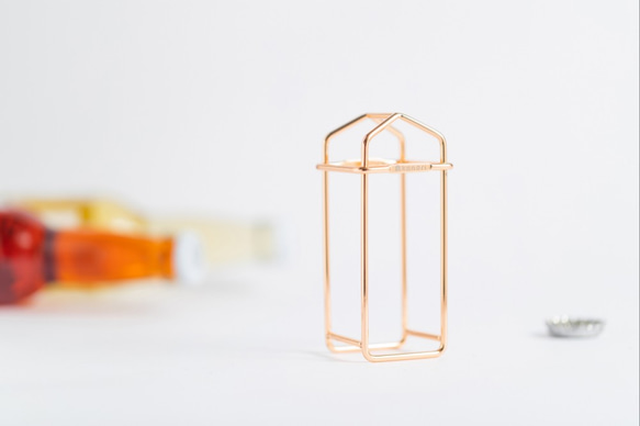 ハウスボトルオープナー - ローズゴールド（ステンレス） 5枚目の画像