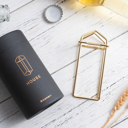 ハウスボトルオープナー - ローズゴールド（ステンレス） 6枚目の画像