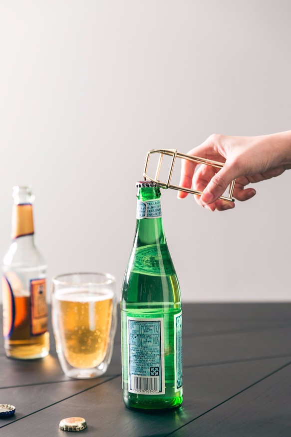 栓抜き - ゴールド（ステンレス）栓抜き 1枚目の画像