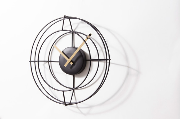 Skelock Wall Clock - Matte Black (Stainless Steel) 第1張的照片