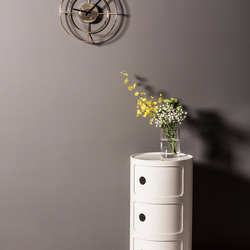 スケロックウォールクロック - マットブラック（ステンレス） 4枚目の画像