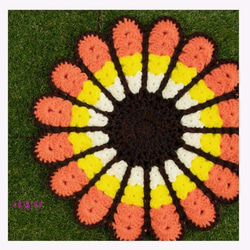 モチーフ編み】レトロ可愛いブランケット【登場】 その他インテリア