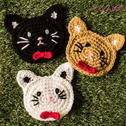 ☆2枚セット☆ エコたわし アクリルたわし 北欧 クロス柄 濃グレー