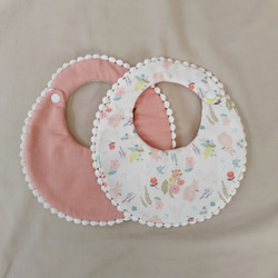 lehtiä　Little rabbit bib 3枚目の画像